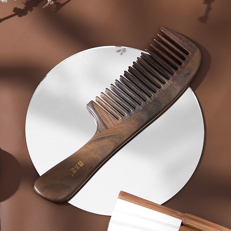 Long Handle, wide tooth comb