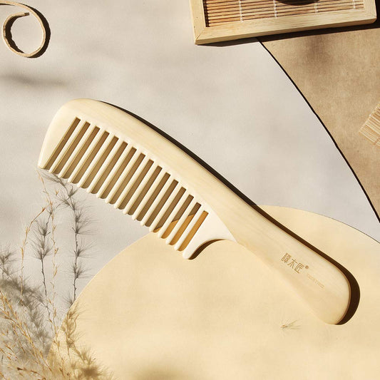 Wooden Wide Tooth Hair Comb