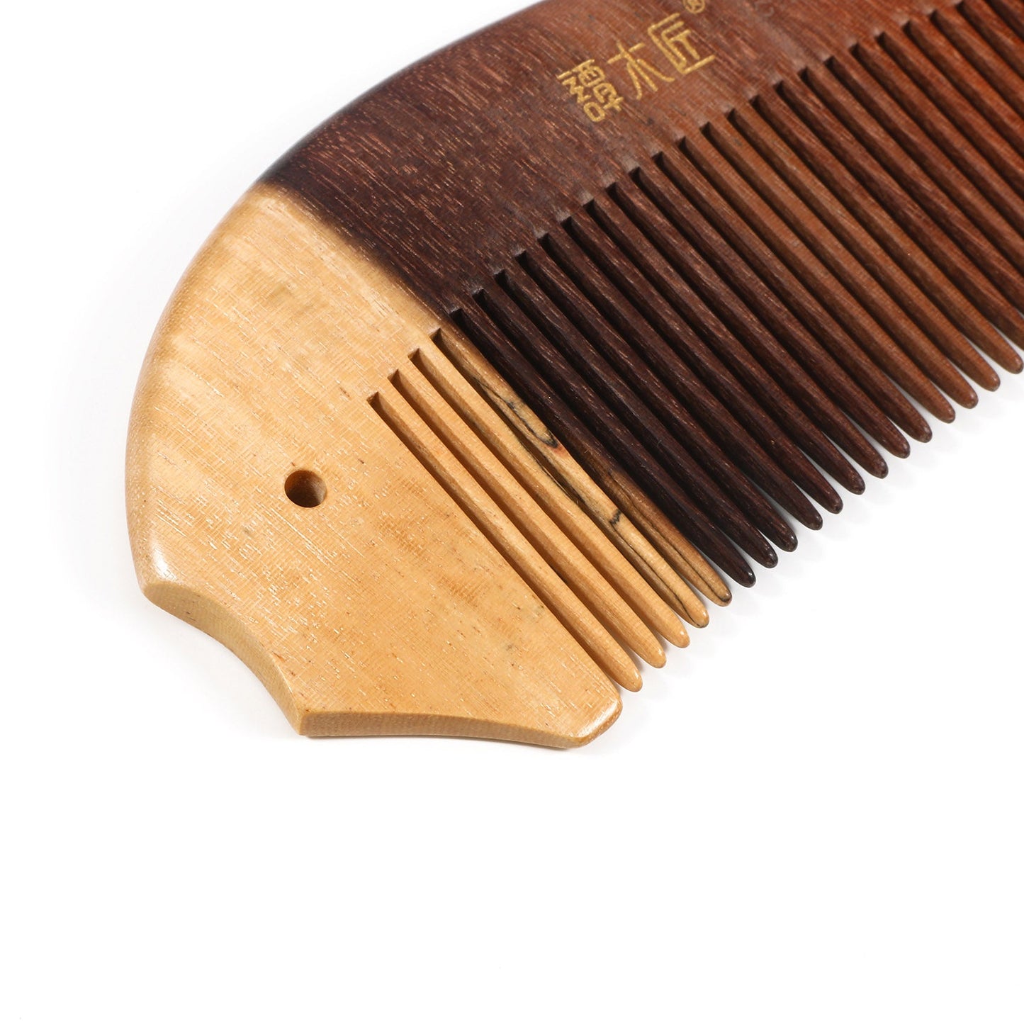 Handcrated Natural Wooden Hair Comb-KCTMD0602