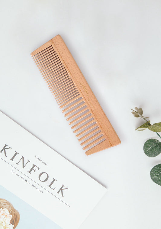 FSC Certified Beech Wood comb Thick Tooth