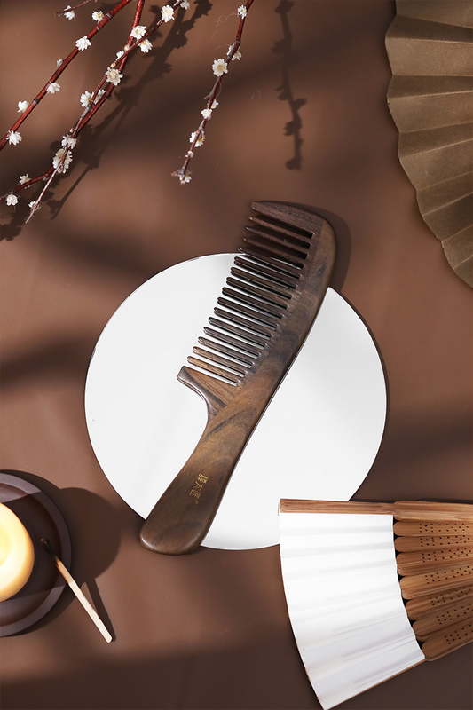 Long Handle, wide tooth comb