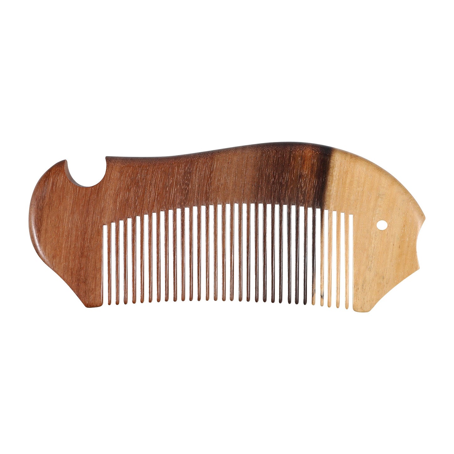 Handcrated Natural Wooden Hair Comb-KCTMD0602